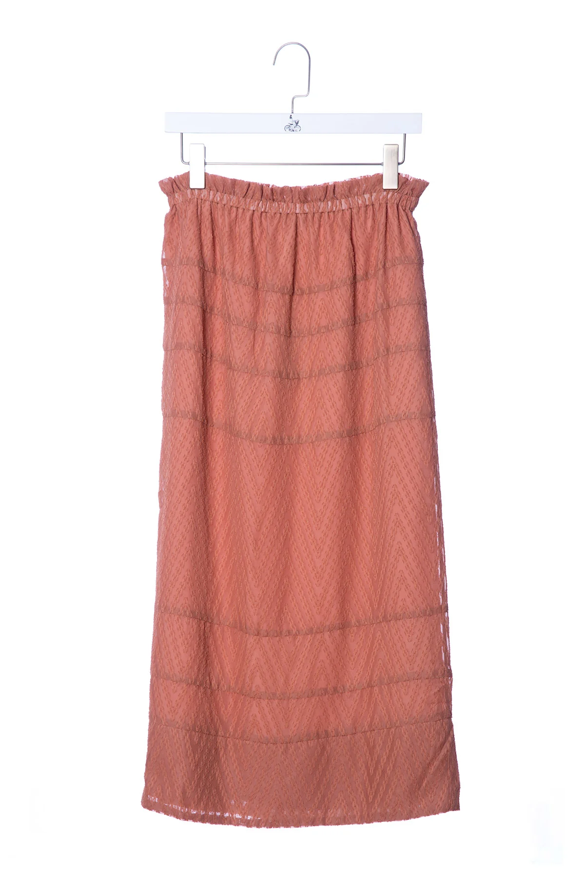 Broderie Anglaised Long Skirt - Image 4