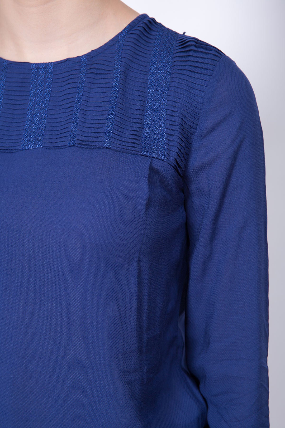 Pleated Panel Blouse - Image 4